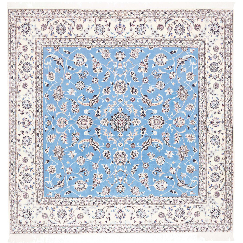 Nain 6la 208x208 Cm Nain 6la Persia Hand-carded Wool And