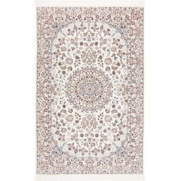 Hand Made Rug Nain 9la Persia 130x205 Ivory Blu