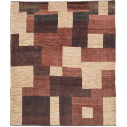 Gabbeh Fine 210x247 Cm Gabbeh Fine, Persia, Hand-carded Wool