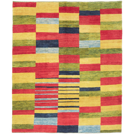 Gabbeh Fine 184x227 Cm Gabbeh Fine, Persia, Hand-carded Wool