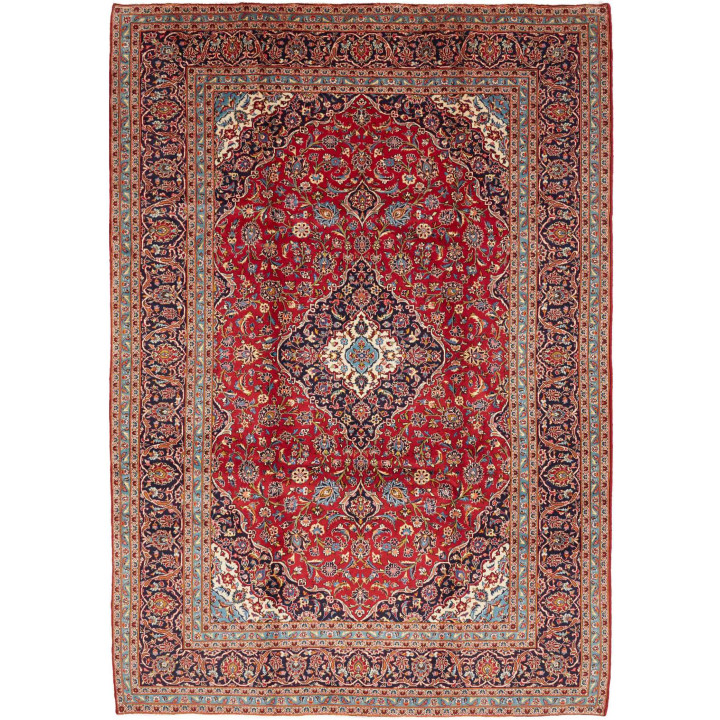 Hand Made Rug Ardakan Persia 250x356 Red Dark B