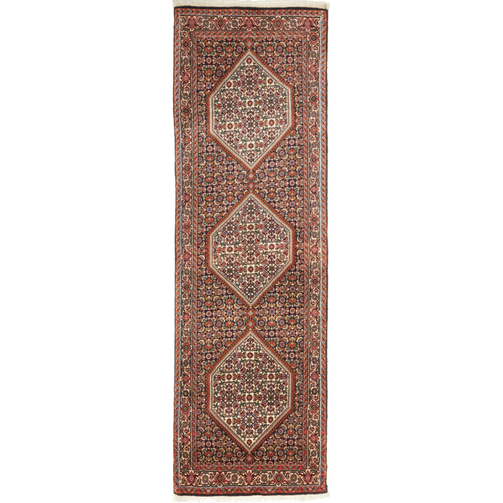 Tappeto Originale Bidjar Persia 72x235 Rosso Ru