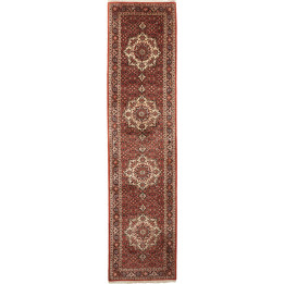 Tappeto Originale Bidjar Persia 75x310 Rosso Ma