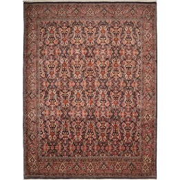 Hand Made Rug Bidjar Persia 257x342 Dark Brown