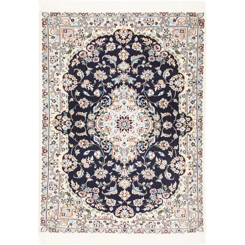 Nain 6la 95x127 Cm Nain 6la, Persia, Hand-carded Wool And