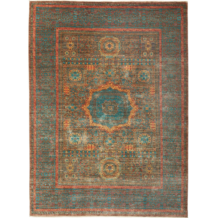 Hand Made Rug Kairo Pakistan 172x233 Petrol Gre