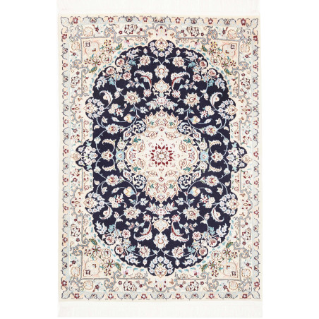 Nain 6la 82x116 Cm Nain 6la Persia Wool And Silk, Cotton