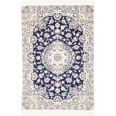 Nain 6la 76x115 Cm Nain 6la Persia Hand-carded Wool And Silk