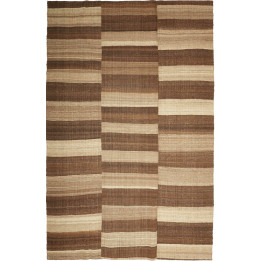 Hand Made Rug Modern Kilim Persia 207x316 Brown