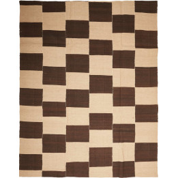 Hand Made Rug Modern Kilim Persia 222x285 Brown