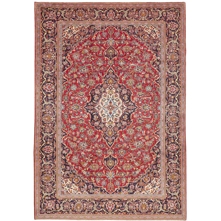 Hand Made Rug Ardakan Persia 215x308 Red Dark B