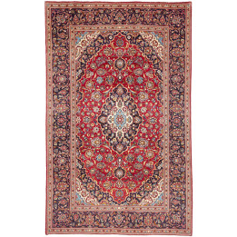 Hand Made Rug Ardakan Persia 200x312 Red Dark B