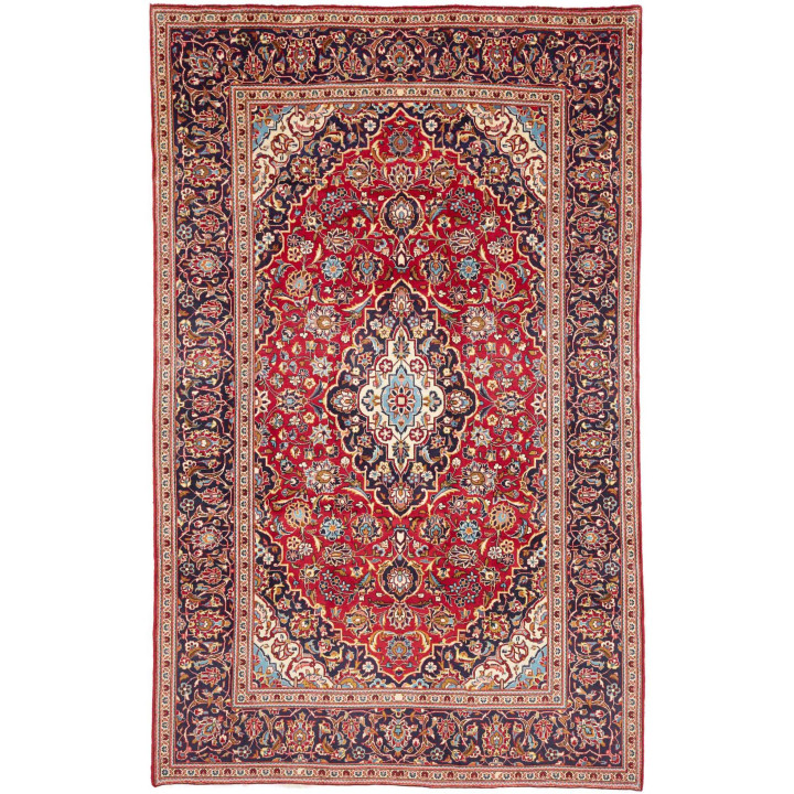 Hand Made Rug Ardakan Persia 200x312 Red Dark B