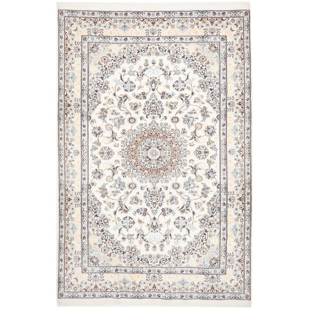 Nain 9la 202x306 Cm Nain 9la, Persia, Hand-carded Wool And