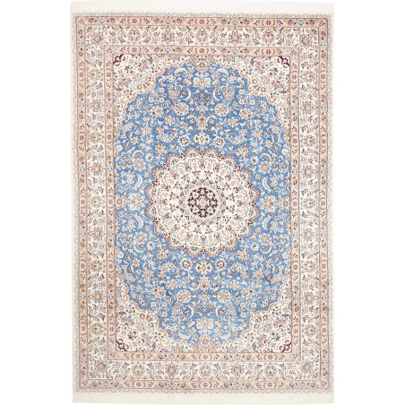 Nain 9la 210x306 Cm Nain 9la, Persia, Hand-carded Wool And