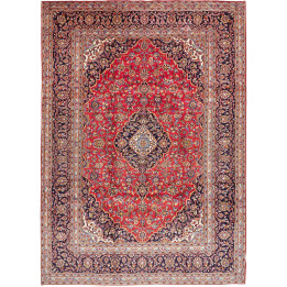 Hand Made Rug Ardakan Persia 252x348 Red Dark B