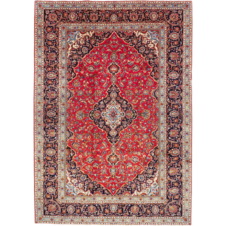 Hand Made Rug Ardakan Persia 250x356 Red Dark B