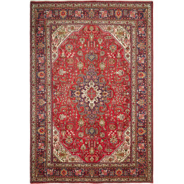 Tappeto Originale Tabriz Persia 203x304 Rosso B