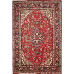 Tappeto Originale Tabriz Persia 200x300 Rosso B