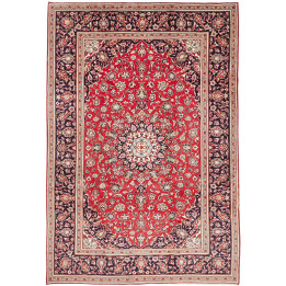 Hand Made Rug Ardakan Persia 240x352 Red Dark B