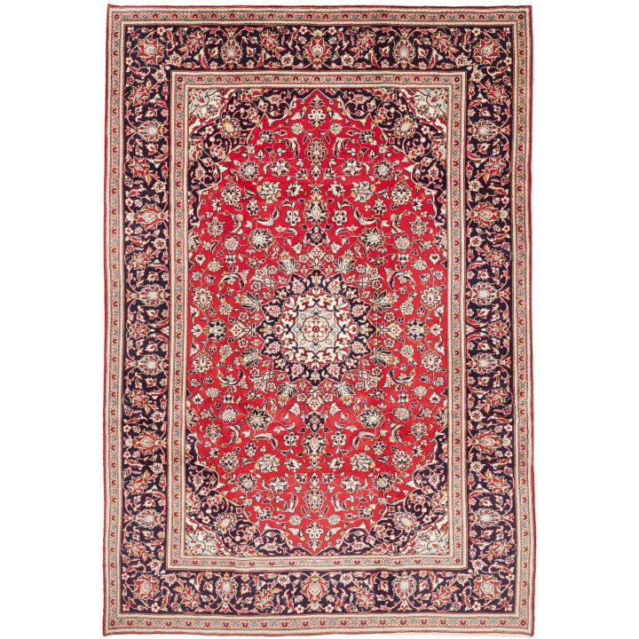 Hand Made Rug Ardakan Persia 240x352 Red Dark B