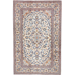 Tappeto Originale Kashan Persia 193x300 Avorio