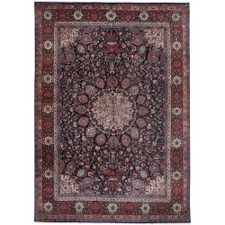 Mashad 346x503 Cm Mashad, Persia, Hand-spun Wool (warp: