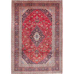 Hand Made Rug Ardakan Persia 245x352 Red Dark B