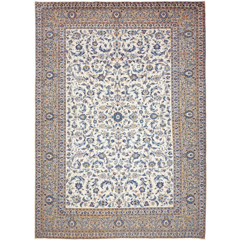 Kashan 306x430 Cm Kashan, Persia, Hand-carded Wool (warp: