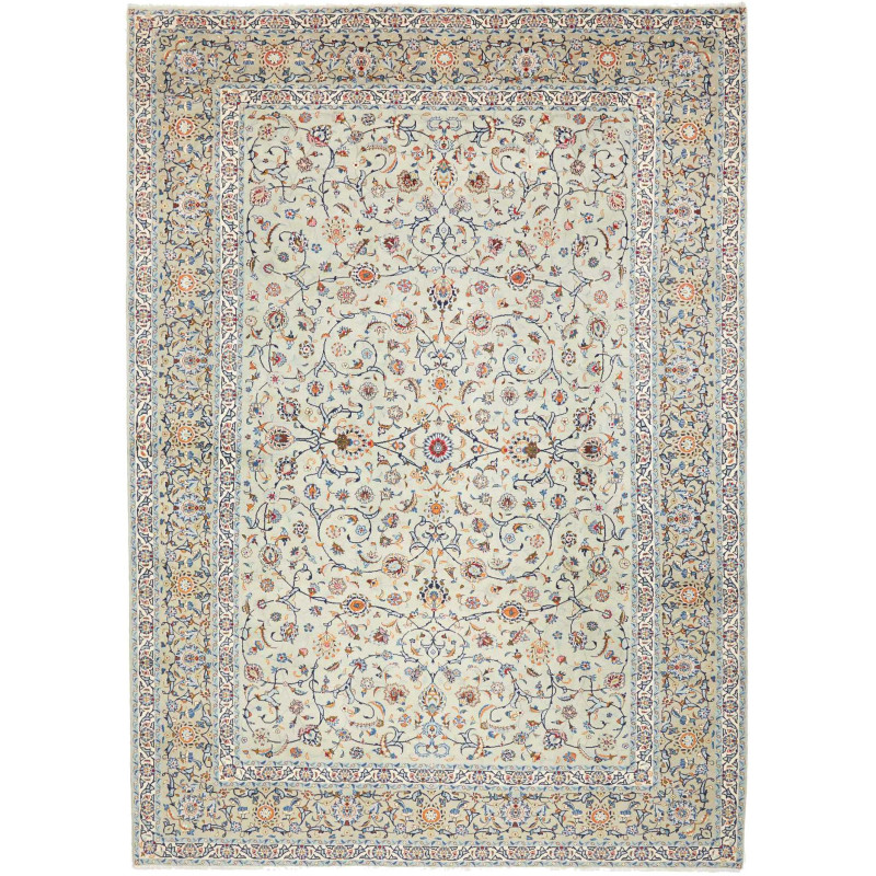 Kashan 260x370 Cm Kashan, Persia, Hand-carded Wool (warp: