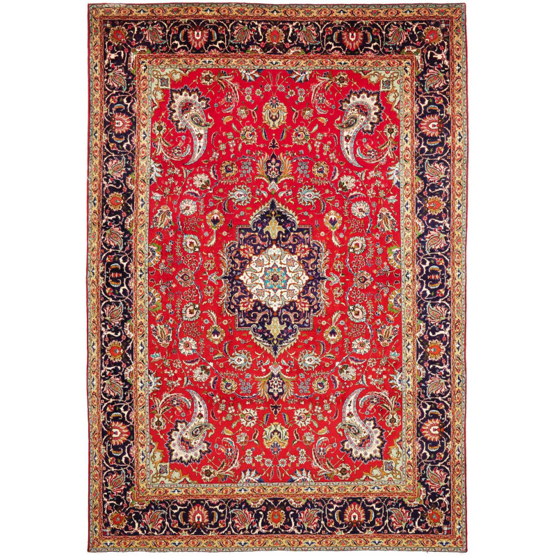 Tabriz 248x360 Cm Tabriz, Persia, Hand-carded Wool (warp: