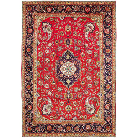 Tabriz 248x360 Cm Tabriz, Persia, Hand-carded Wool (warp: