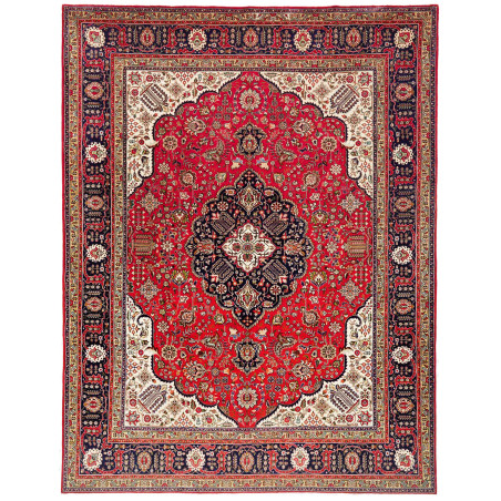 Tabriz 298x385 Cm Tabriz, Persia, Hand-carded Wool (cotton