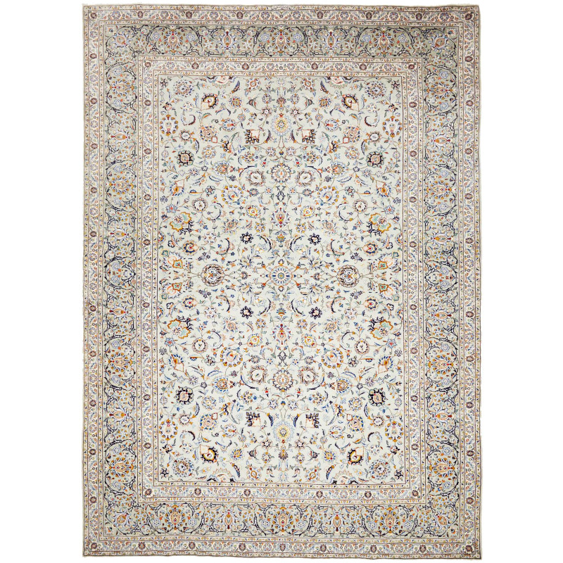 Kashan 305x425 Cm Kashan, Persia, Hand-carded Wool (warp: