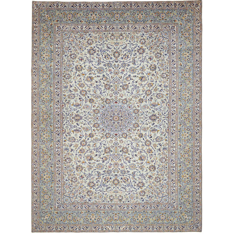 Kashan 300x410 Cm Kashan Persia Hand-carded Wool Cotton