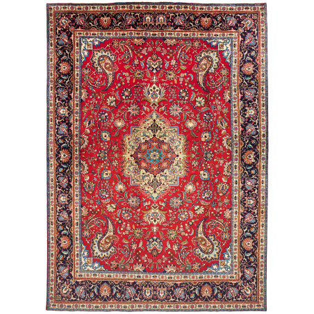 Tabriz 253x360 Cm Tabriz, Persia, Hand-carded Wool, Cotton,