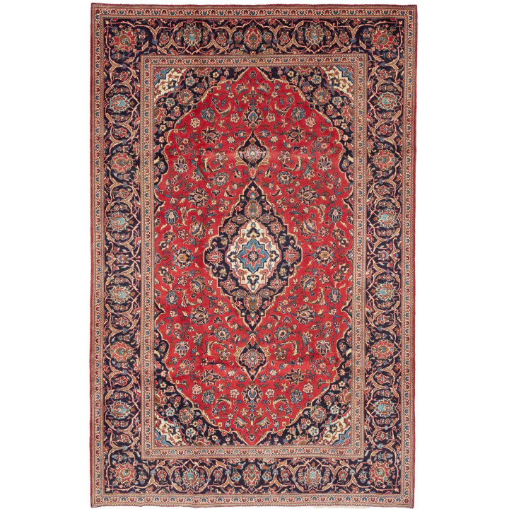 Hand Made Rug Ardakan Persia 195x297 Red Dark B