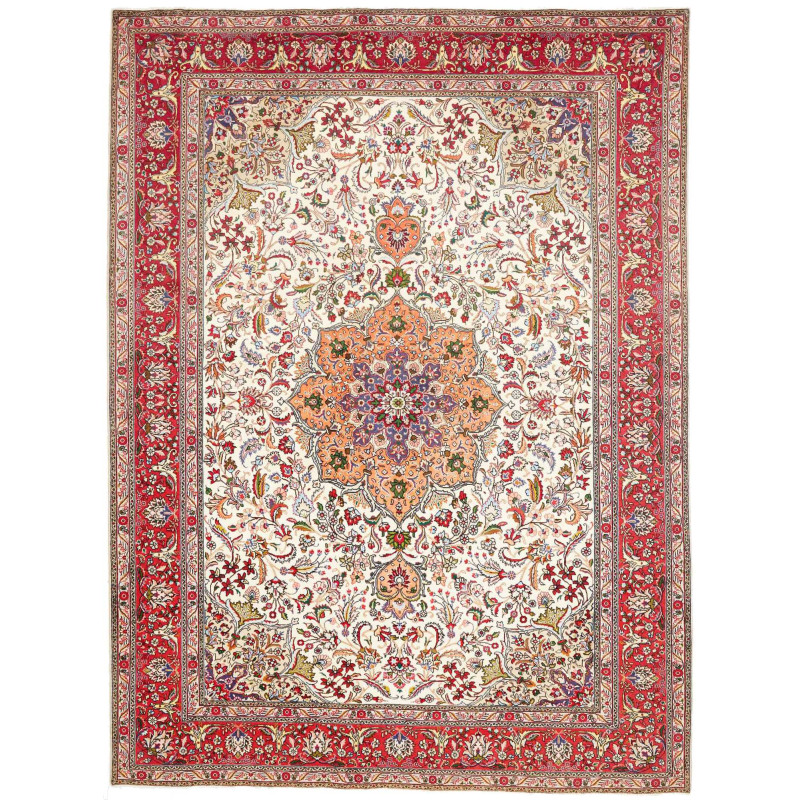Tabriz 253x344 Cm Tabriz Persia Hand-carded Wool Cotton