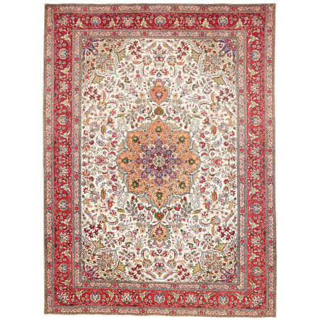 Tabriz 253x344 Cm Tabriz Persia Hand-carded Wool Cotton
