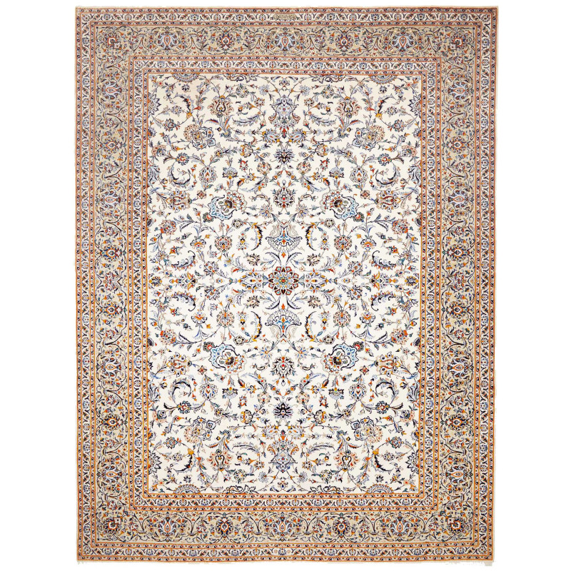 Kashan 305x407 Cm Kashan, Persia, Hand-carded Wool, Cotton