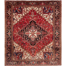 Hand Made Rug Gorawan Persia 240x275 Red Ivory