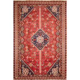 Hand Made Rug Shiraz Fine Persia 208x315 Brick