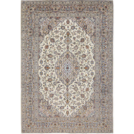 Tappeto Originale Kashan Persia 235x343 Avorio
