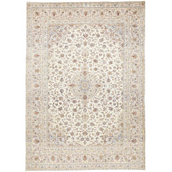 Kashan 252x355 Cm Kashan Persia Hand-carded Wool (warp:
