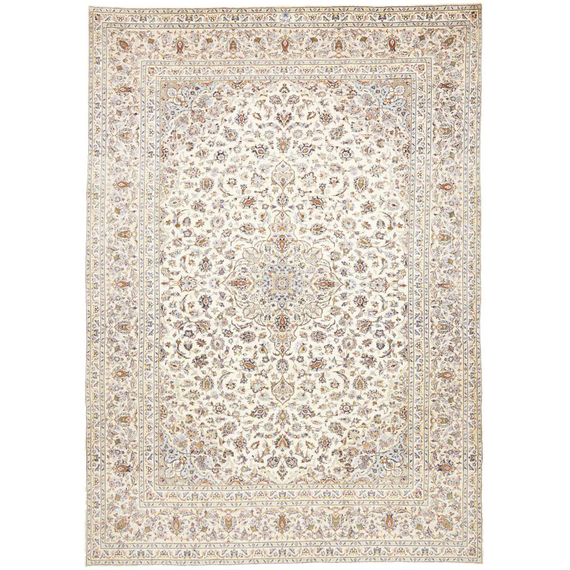 Kashan 252x355 Cm Kashan Persia Hand-carded Wool (warp: