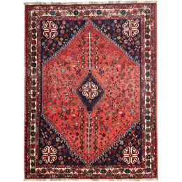 Hand Made Rug Shiraz Fine Persia 162x218 Red Da