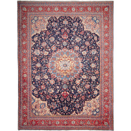 Tappeto Originale Sarough Persia 288x396 Blu Sc