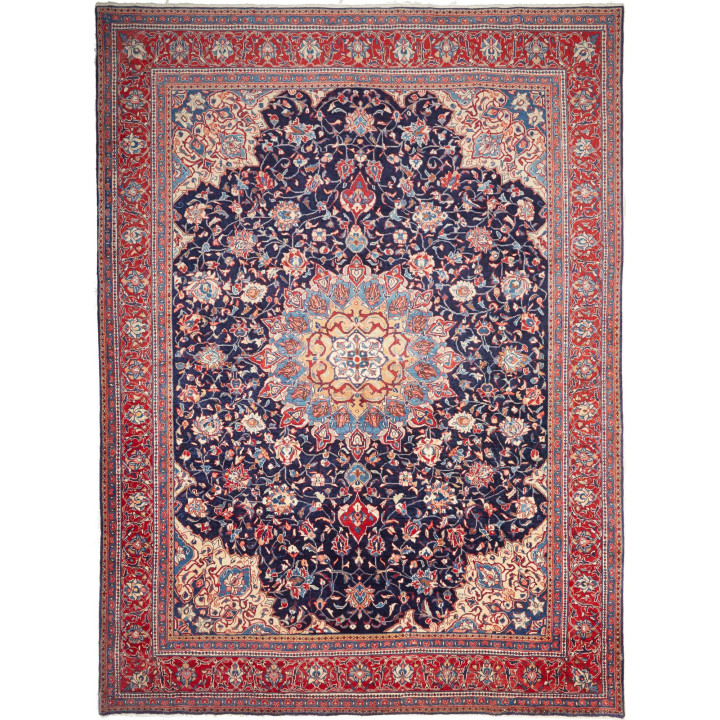 Hand Made Rug Sarough Persia 288x396 Dark Blue