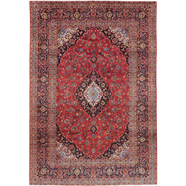 Hand Made Rug Ardakan Persia 202x295 Red Dark B