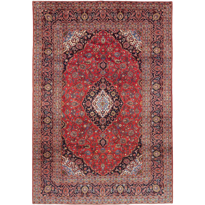 Hand Made Rug Ardakan Persia 202x295 Red Dark B